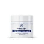 Baume de nuit végétalien au CBD